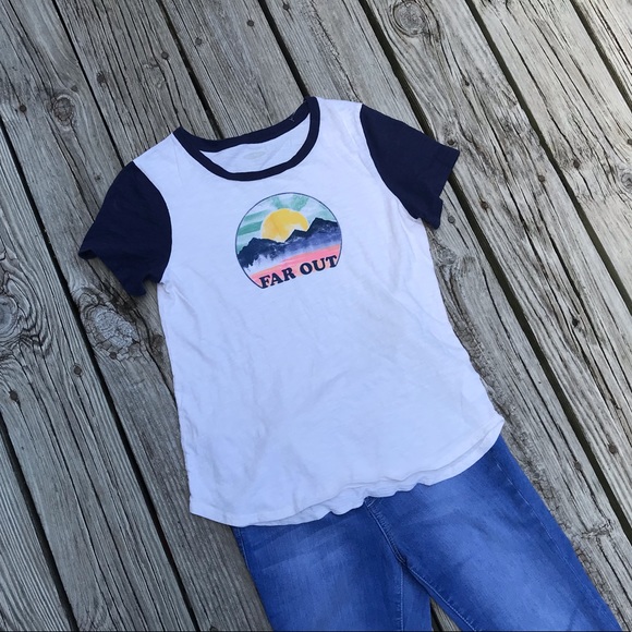 Old Navy Tops - Ladies OLD NAVY Far Out Ringer Jersey Style Tshirt